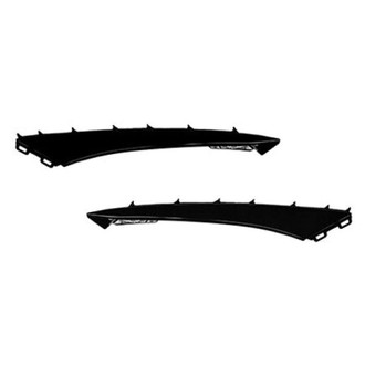 Sherman® - Front Upper Driver and Passenger Side Bumper Cover Molding Set (Value Line)