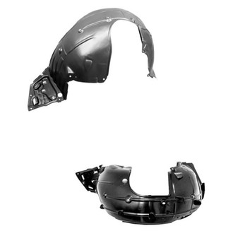 Sherman® - Front Driver and Passenger Side Fender Liner Set (CAPA Certified)