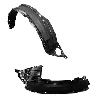 Sherman® - Front Driver and Passenger Side Fender Liner Set (CAPA Certified)