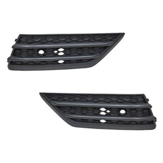 Sherman® - Front Lower Outer Driver and Passenger Side Fog Light Cover Set (Value Line)