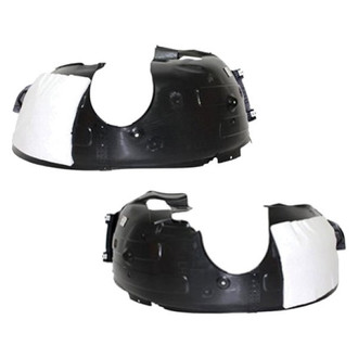 Sherman® - Front Driver and Passenger Side Fender Liner Set (CAPA Certified)