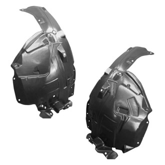 Sherman® - Front Rearward Driver and Passenger Side Fender Liner Rear Section Set (Value Line)