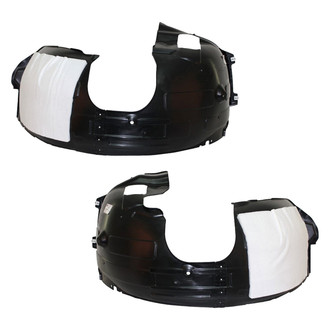 Sherman® - Front Driver and Passenger Side Fender Liner Set (CAPA Certified)