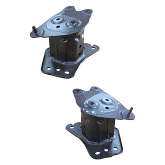 Sherman® - Rear Driver and Passenger Side Bumper Bracket Set (CAPA Certified)