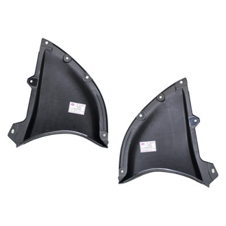Sherman® - Front Driver and Passenger Side Fender Splash Shield Set (CAPA Certified)