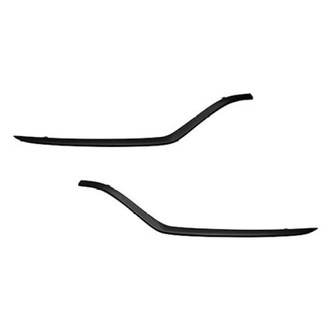 Sherman® - Front Outer Driver and Passenger Side Bumper Cover Molding Set (Value Line)