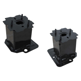 Sherman® - Rear Driver and Passenger Side Bumper Bracket Set (CAPA Certified)