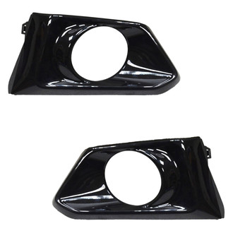 Sherman® - Front Driver and Passenger Side Fog Light Cover Set (CAPA Certified)