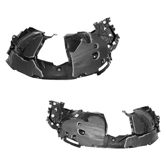 Sherman® - Front Driver and Passenger Side Fender Liner Set (CAPA Certified)