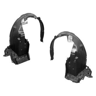 Sherman® - Front Driver and Passenger Side Fender Liner Set (Value Line)