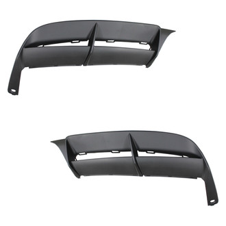 Sherman® - Rear Driver and Passenger Side Bumper Molding Set (Value Line)