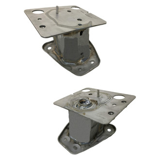 Sherman® - Rear Driver and Passenger Side Bumper Impact Bar Bracket Set (CAPA Certified)