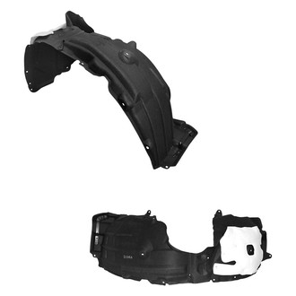 Sherman® - Front Driver and Passenger Side Fender Liner Set (CAPA Certified)