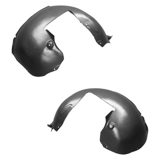 Sherman® - Front Rearward Driver and Passenger Side Fender Liner Rear Section Set (Value Line)