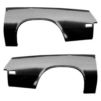 Sherman® - Rear Driver and Passenger Side Quarter Panel Skin Set (Value Line)