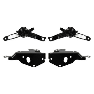 Sherman® - 4-Piece (Driver and Passenger Side Hood Hinge, Driver and Passenger Side Hood Hinge Spring) (Value Line)