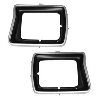 Sherman® - Driver and Passenger Side Headlight Bezel Set (Value Line)
