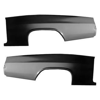 Sherman® - Rear Driver and Passenger Side Quarter Panel Skin Set (Value Line)