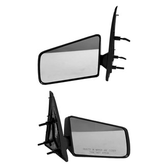 Sherman® - Driver and Passenger Side Manual View Mirror Set (Non-Heated, Non-Foldaway) (Standard Line)