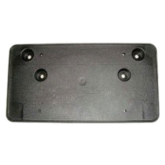 Sherman® - Textured Black Front License Plate Bracket
