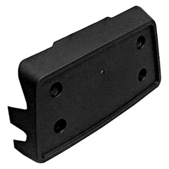 Sherman® - Textured Black Front License Plate Bracket