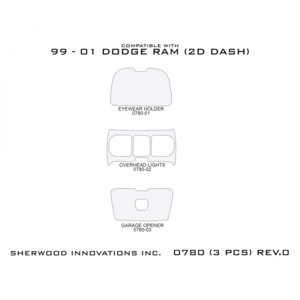 Sherwood® - Overhead Console Upgrade Kit
