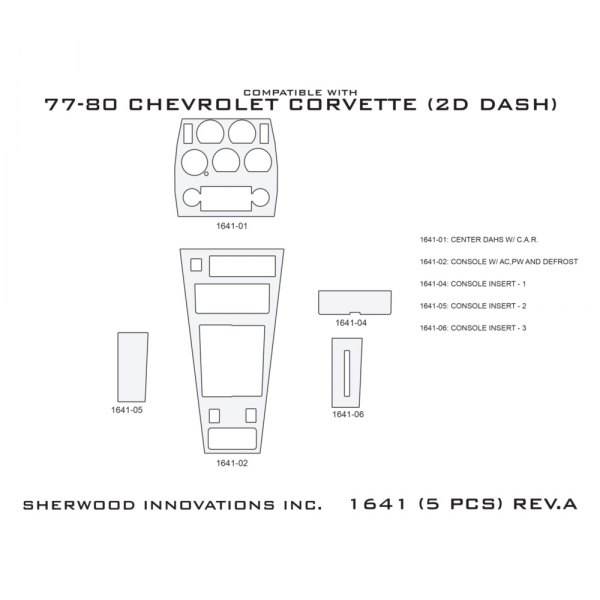 Sherwood® - Center Console Accent Upgrade Kit