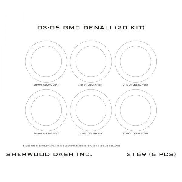 Sherwood® - Overhead Vent Ring Upgrade Kit