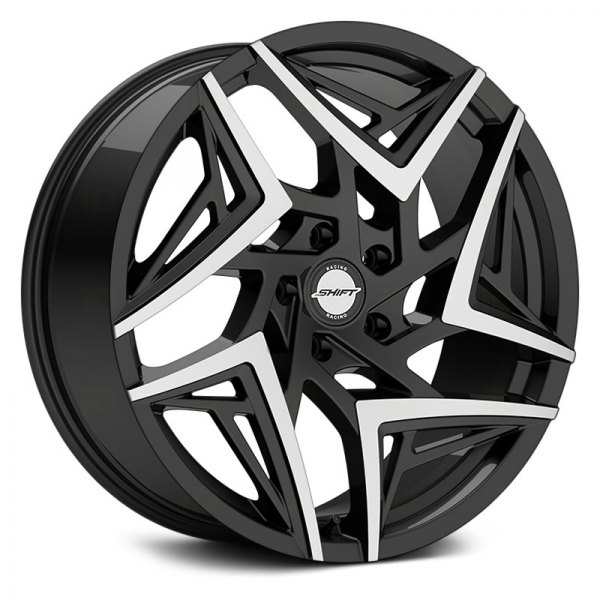 SHIFT WHEELS® - VALVE Gloss Black with Machined Tips