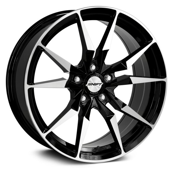 SHIFT WHEELS® - BLADE Gloss Black with Machined Face