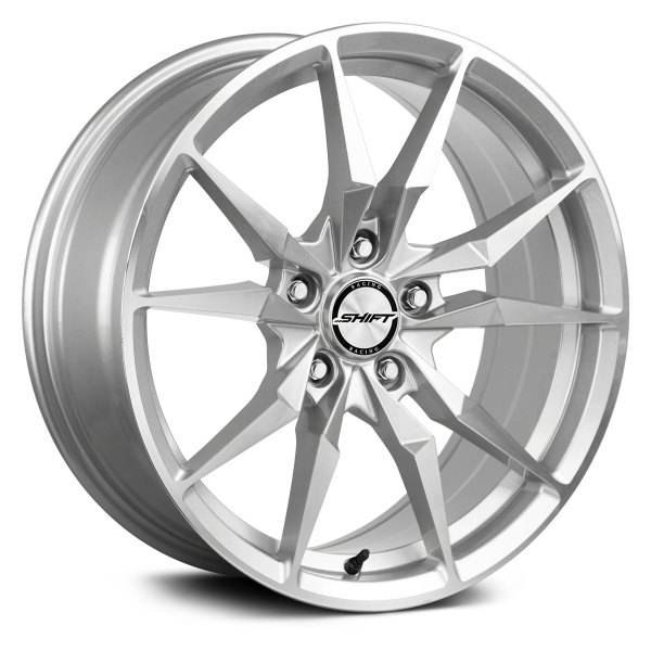SHIFT WHEELS® - BLADE Silver with Machined Face