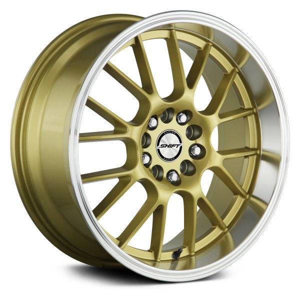 SHIFT WHEELS® - CRANK Gold with Polished Lip