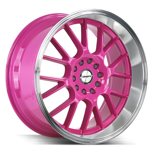 SHIFT WHEELS® CRANK Wheels - Hot Pink Rims