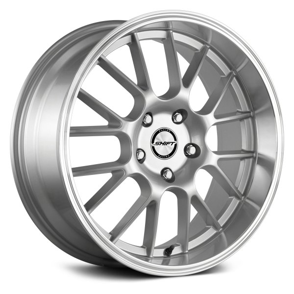 SHIFT WHEELS® - CRANK Silver with Polished Lip