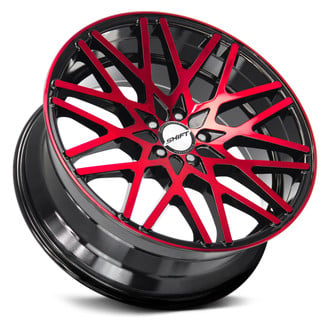FORMULA Gloss Black with Machined Candy Red Face
