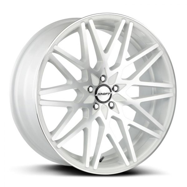 SHIFT WHEELS® - FORMULA White with Machined Face