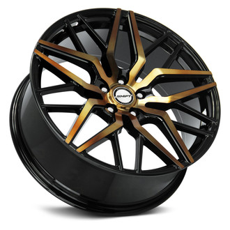 SPRING Black with Machined Bronze Face