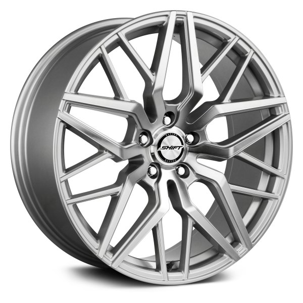 SHIFT WHEELS® - SPRING Silver with Machined Face