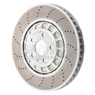 SHW Performance® - Drilled Front Brake Rotor