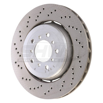 SHW Performance® - Drilled Front Driver Side Brake Rotor
