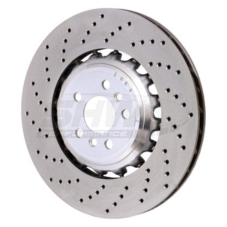 SHW Performance® - Drilled Rear Driver Side Brake Rotor