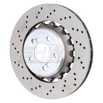 SHW Performance® - Drilled Rear Driver Side Brake Rotor