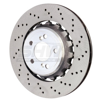 SHW Performance® - Drilled Rear Passenger Side Brake Rotor