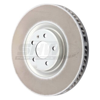 SHW Performance® - Plain Front Driver Side Brake Rotor