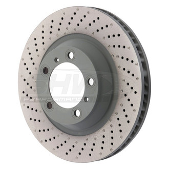 SHW Performance® - Drilled Front Driver Side Brake Rotor
