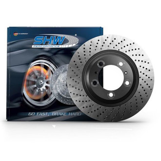 SHW Performance® - Drilled Brake Rotor