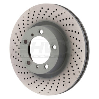 SHW Performance® - Drilled Front Driver Side Brake Rotor