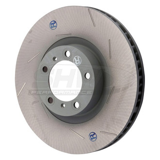 SHW Performance® - Slotted Front Passenger Side Brake Rotor