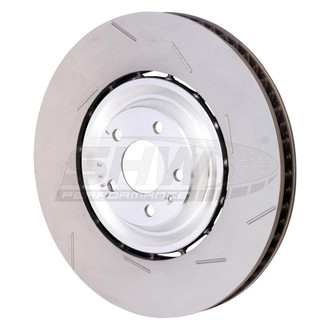 SHW Performance® - Slotted Front Passenger Side Brake Rotor