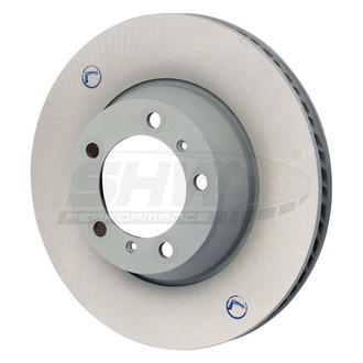 SHW Performance® - Plain Rear Driver Side Brake Rotor